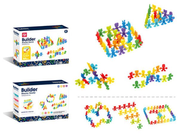 Builder Blocks World: Block People (64 pcs), photo 1 of 3