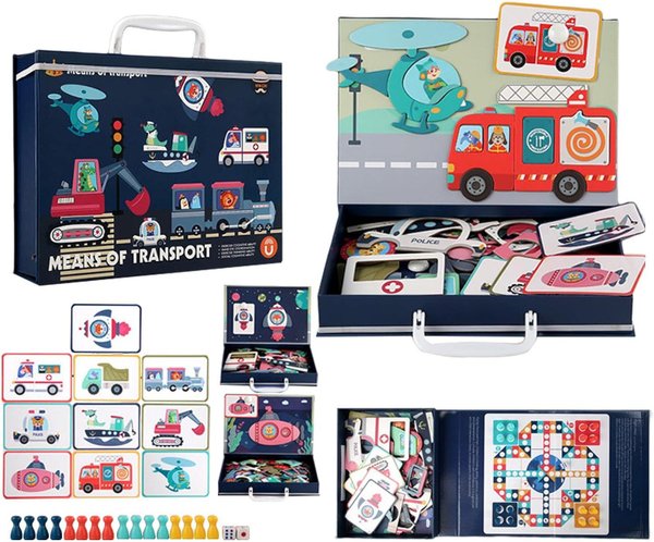 Magnetic Puzzle: Means of Transport, photo 1 of 6